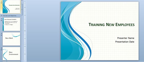 Training New Employees PowerPoint Template Powerpoint Slide Templates Free