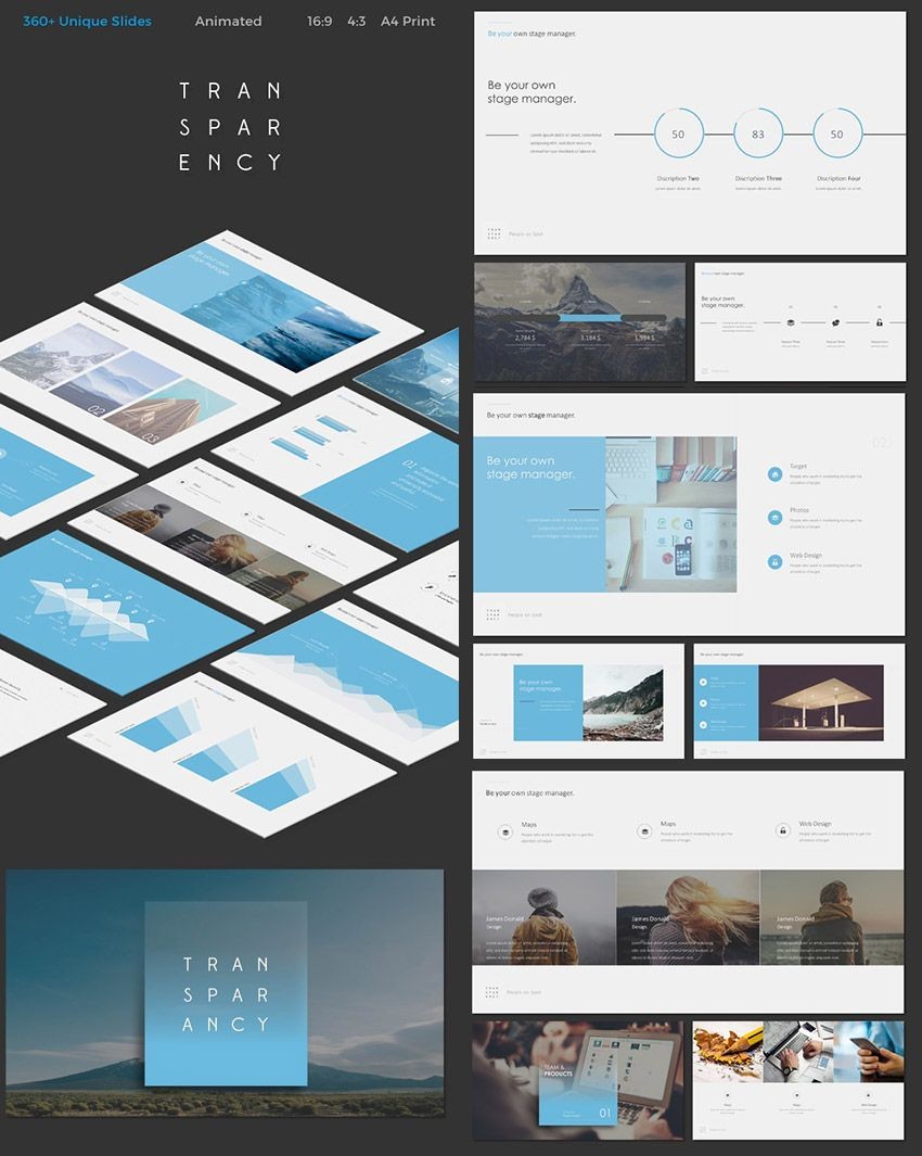 Transparency Cool PPT Template With Awesome Designs So You Re