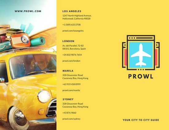 Travel Brochure Templates Canva Agency Template
