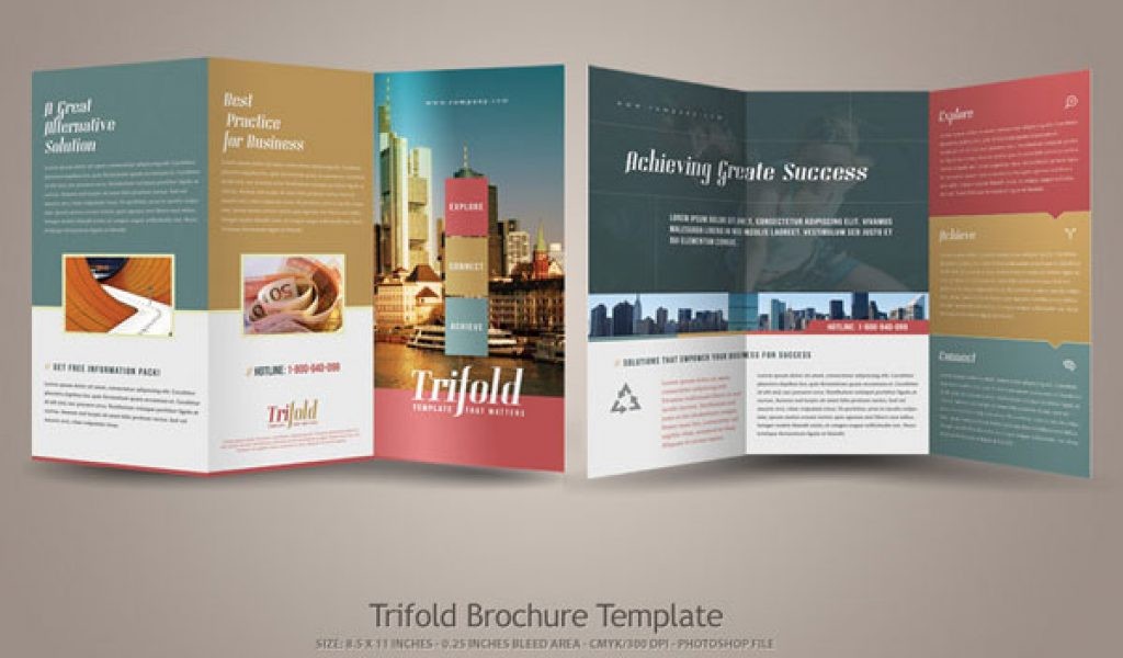 Tri Fold Brochure Example Zrom Tk