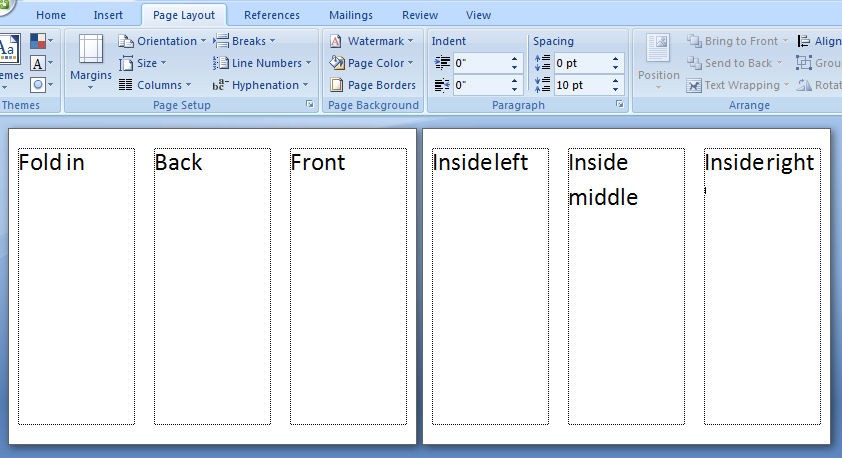 Tri Fold Brochure In Word Zrom Tk Template Microsoft