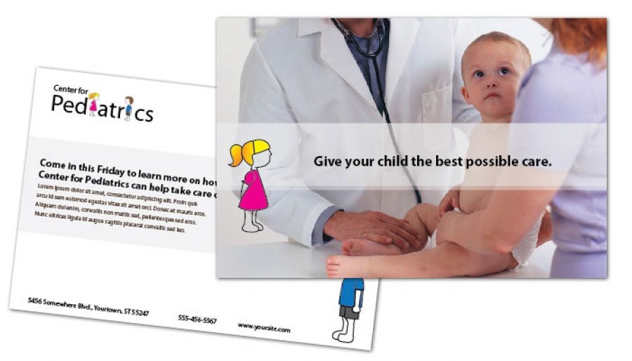 Tri Fold Brochure Template For Medical Pediatric Office Order