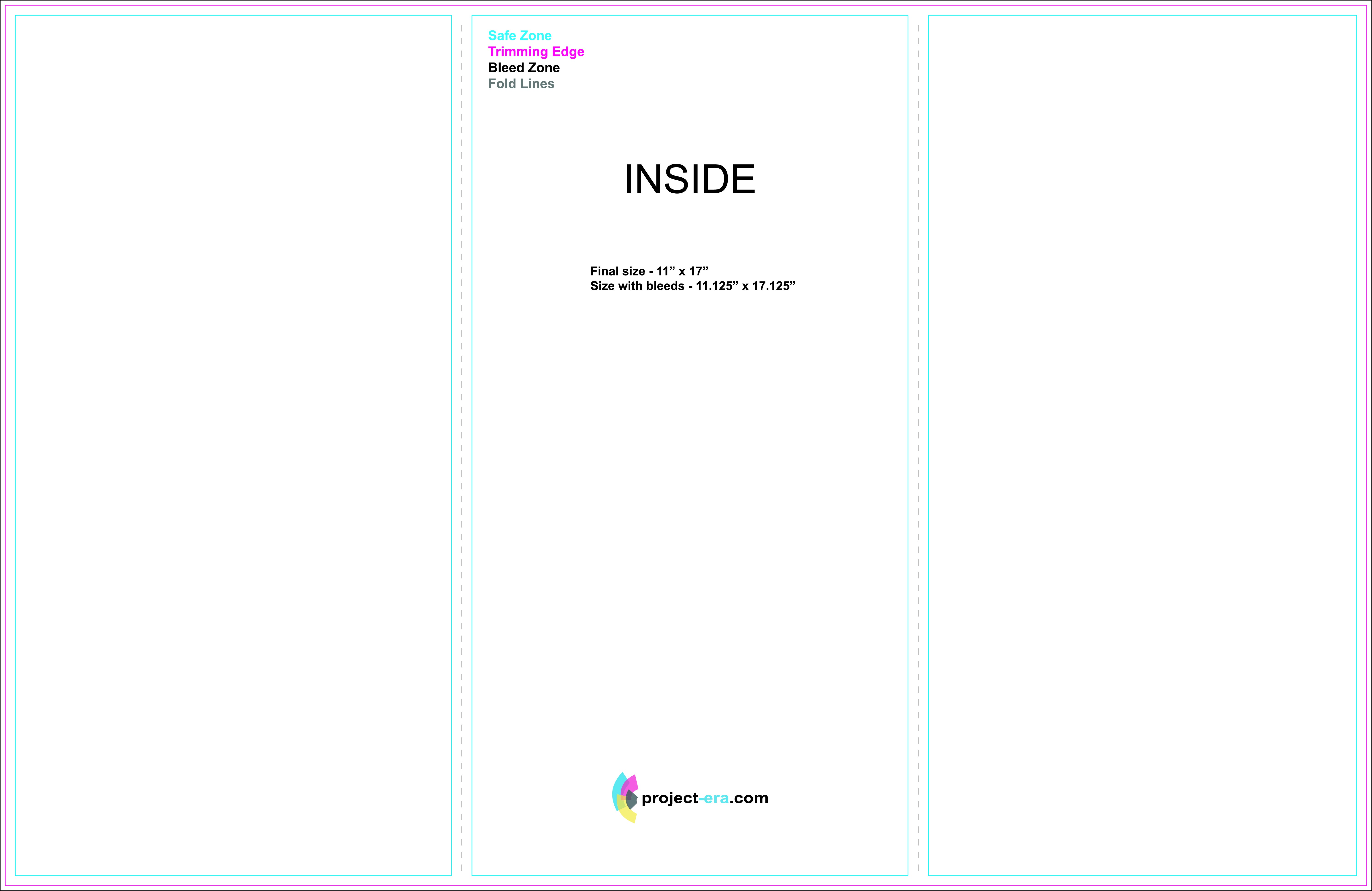 Tri Fold Brochure Template Illustrator Free Photoshop
