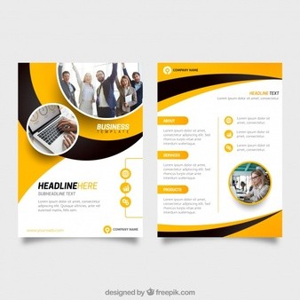 Tri Fold Brochure Vector Free Download Multi Page Template