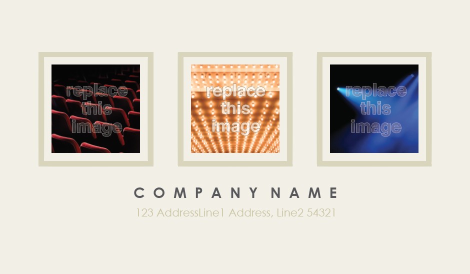 Triptych Business Card Design Tool Templates Traditional