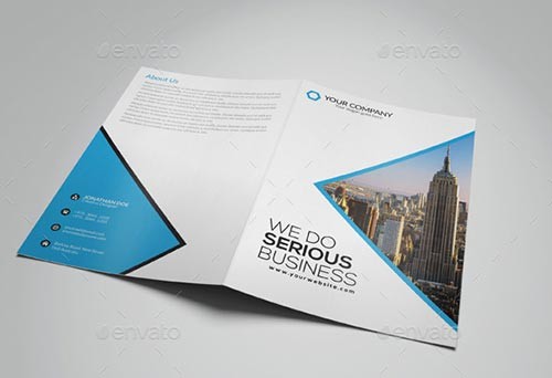 Two Fold Brochure Design 2 Template