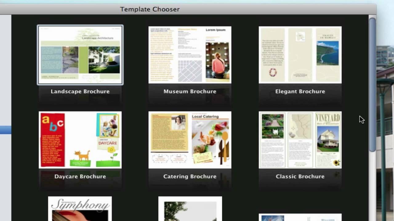 Use Pages On S To Create A Pamphlet VIEW DESCRIPTION YouTube Word Template