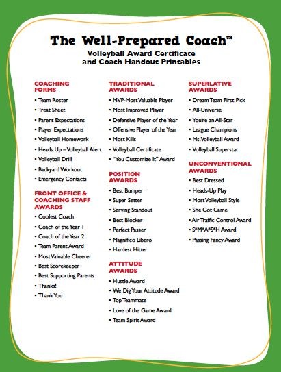 Volleyball Certificate Templates Pinterest Baseball Award Ideas