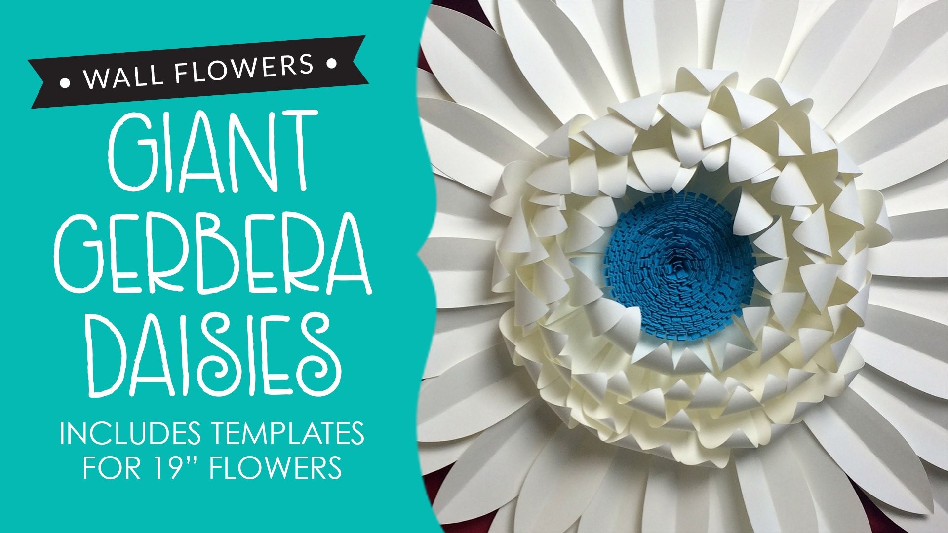 Wall Flowers Giant Gerbera Daisies Includes Templates Heather Gerber Daisy Template