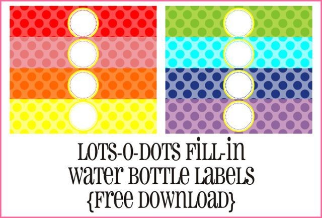 Water Bottle Labels Template Word And 9 Sets Of Free Printable Design