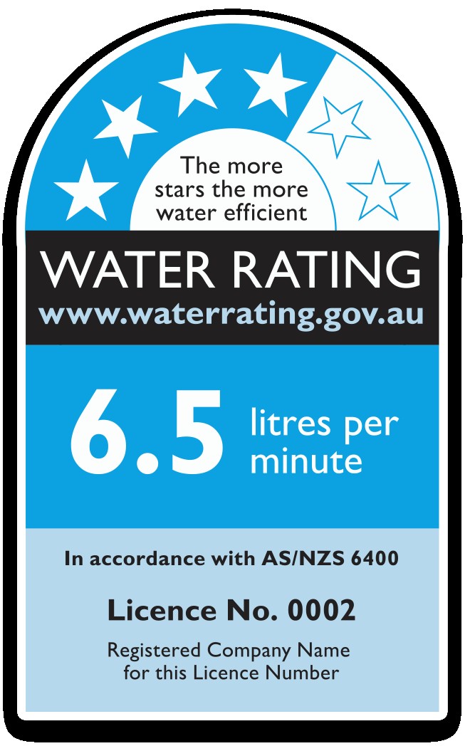 Water Rating Australian Government Efficiency Certification Form
