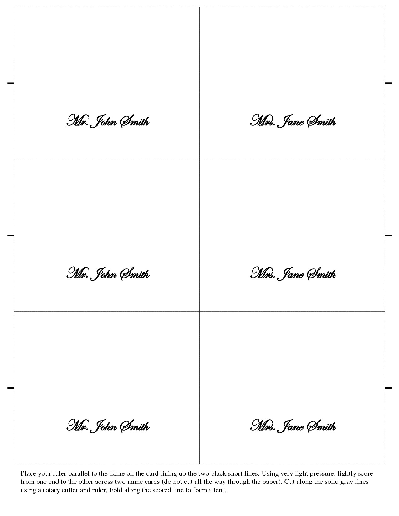 Wedding Place Cards Templates Zrom Tk Card Template Free