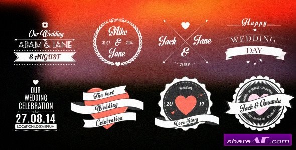 Wedding Romantic Titles Pack After Effects Project Videohive Free