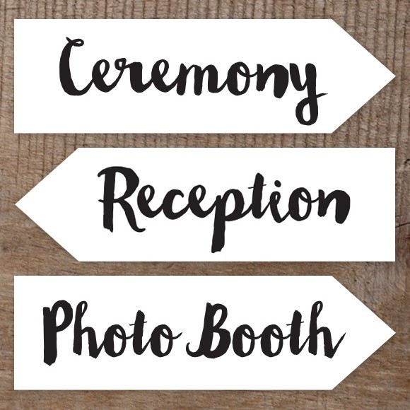 Wedding Signs S And DIY Templates Of
