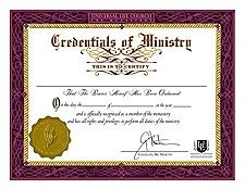 Where To Go For A Friend Become Ordained FREE Minister Free License