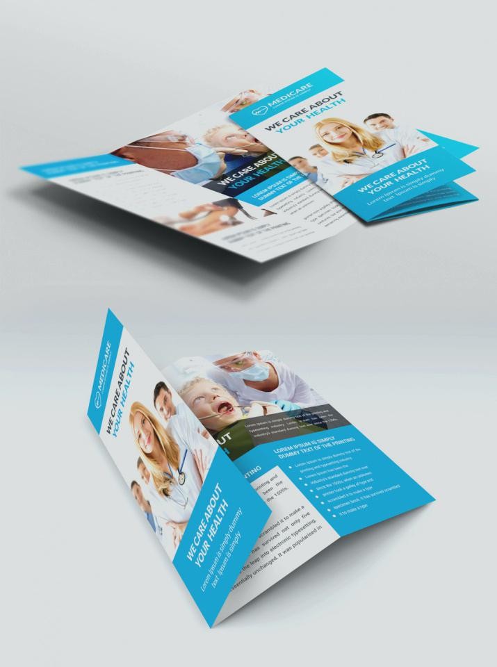 White And Turquoise Business Brochure Template Free Vector Sample Settlement
