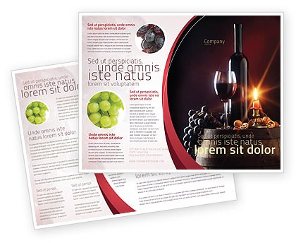 Wine Bottle Brochure Template Design And Layout Download Now 05719