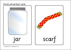 Words With Ar Flash Cards SB8588 SparkleBox Sparklebox