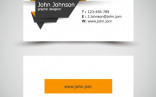 Yellow Style Business Cards Anyway Surface Template Vector 05 Free Visiting Card Download