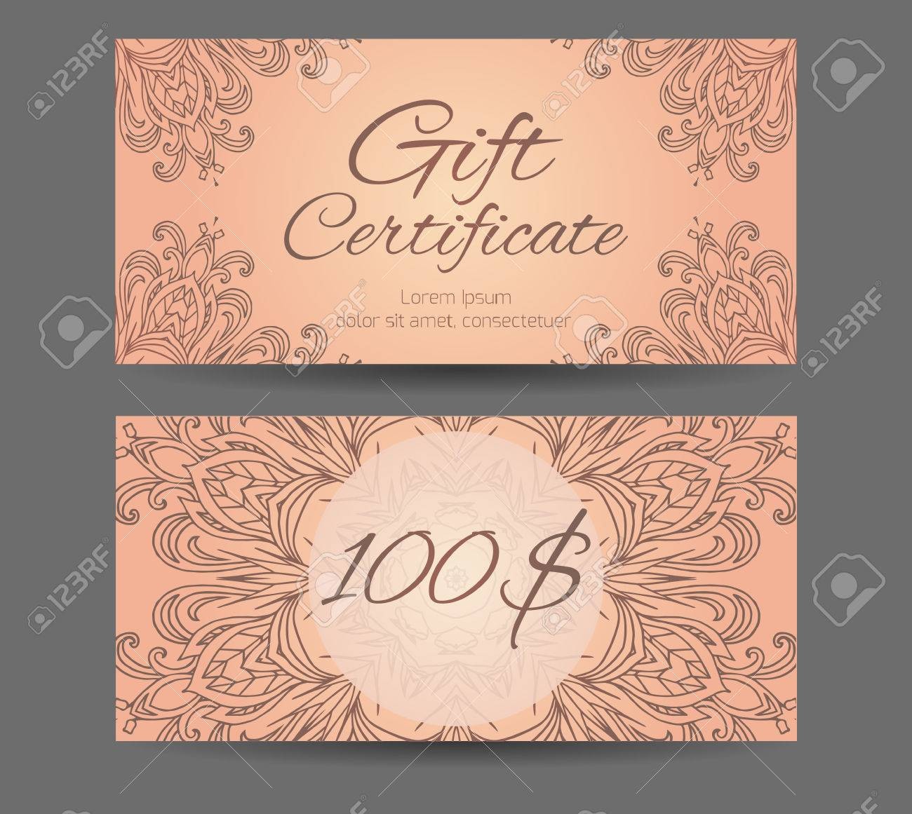 Yoga Gift Certificate Template Free Zrom