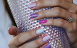 Spring Nails Purple   Purple And Pink Nails Purple Nails Simple Nails