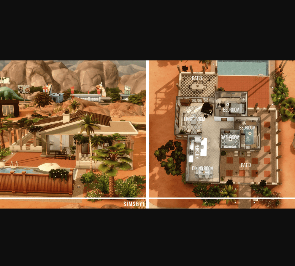 Sims 4 Sandtrap Bungalow