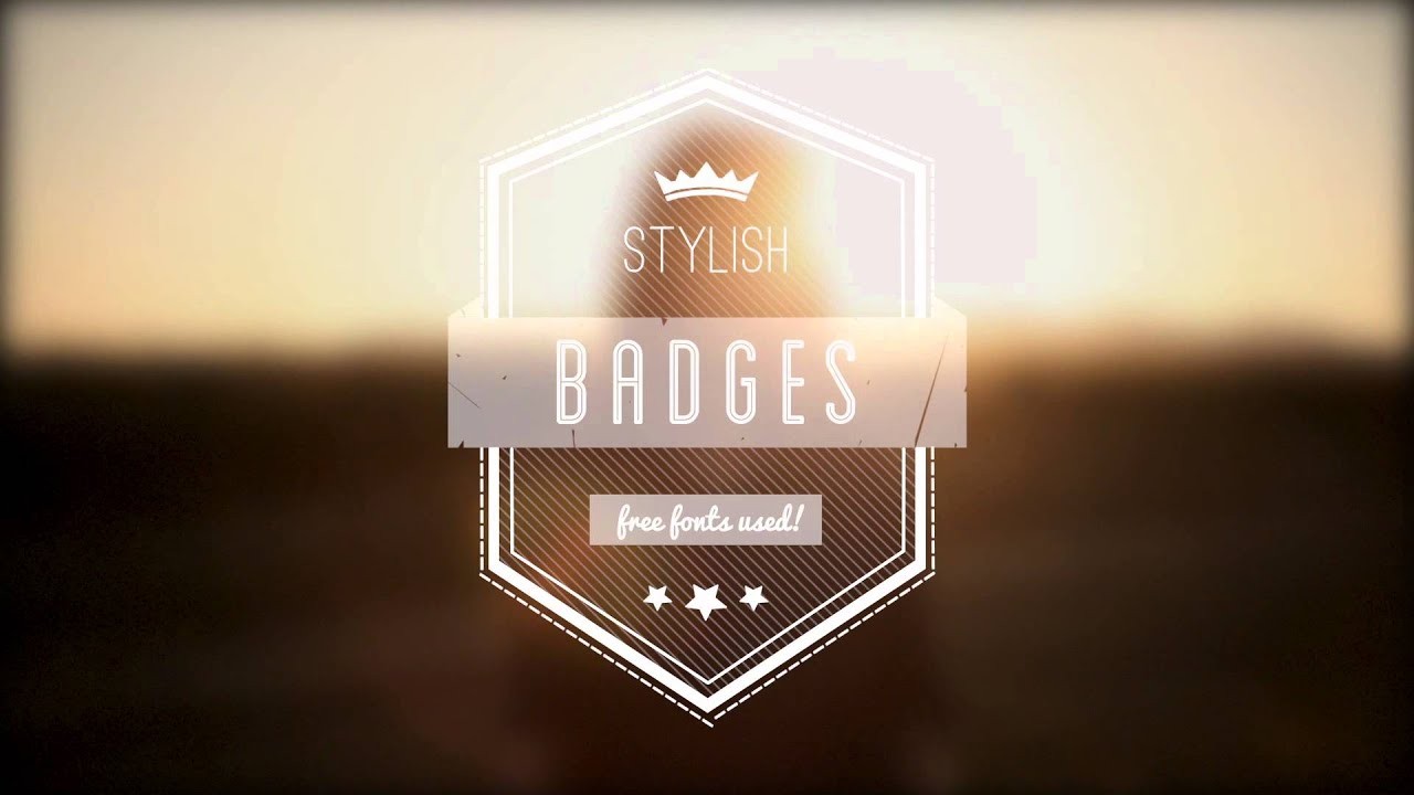 10 Animated Vintage Badges Apple Motion Template Royalty Free Templates