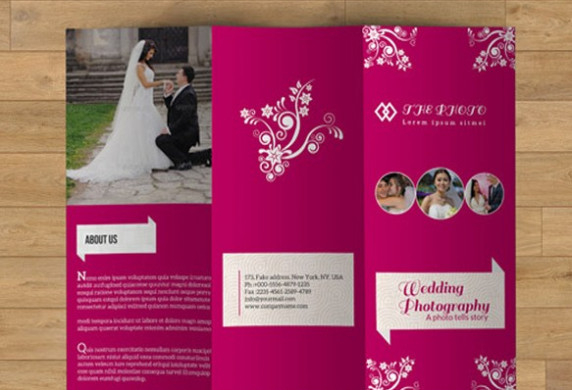10 Beautiful Wedding Brochure Templates PSD EPS AI InDesign Design Photoshop