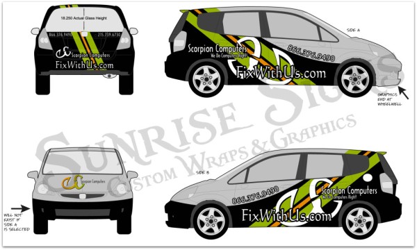 10 Car Wrap Design Templates Images Vehicle Graphics Free