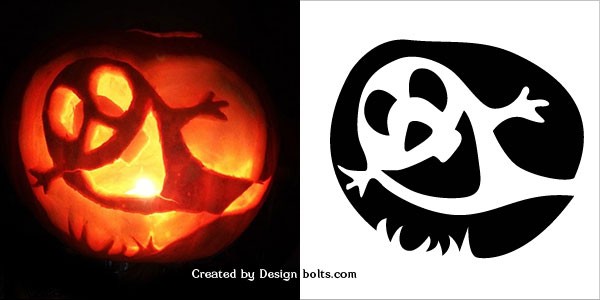10 Easy Halloween Pumpkin Carving Stencils Patterns Printables Ghost Template