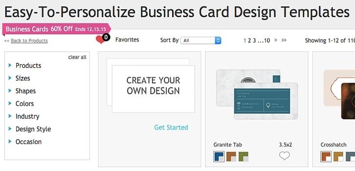 10 Free Business Card Makers With Customizable Templates Psprint