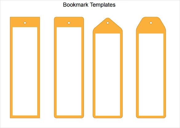 101 Blank Bookmark Templates Free Sample Example Format Bookmarks