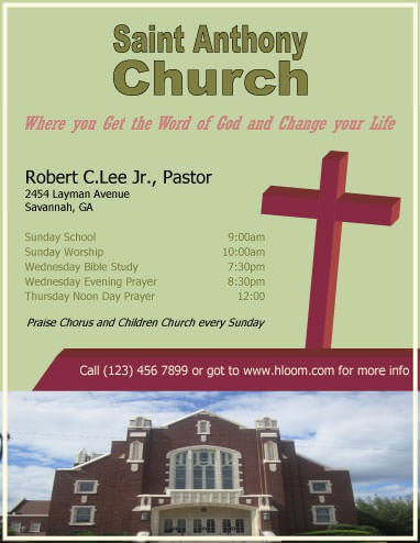 12 Free Flyers To Promote Church Events Download Printable For