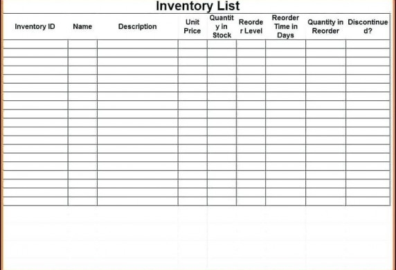 12 Restaurant Inventory Spreadsheets Excel Spreadsheet