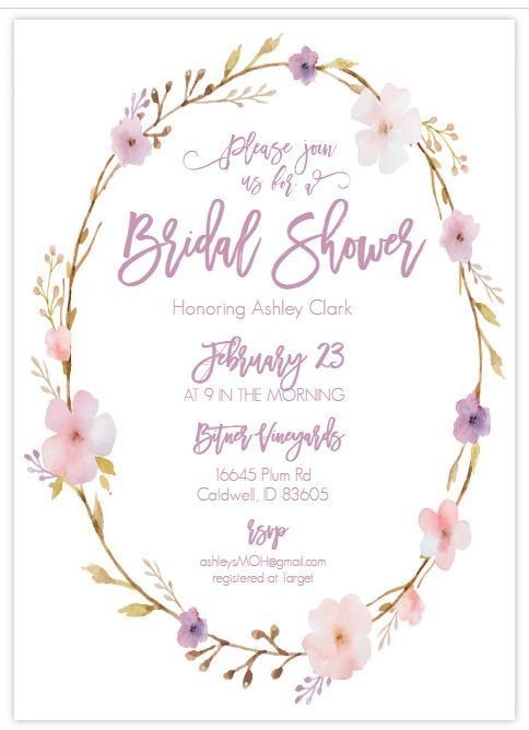 13 Bridal Shower Templates That You Won T Believe Are Free Let S Printable Wedding Invitations