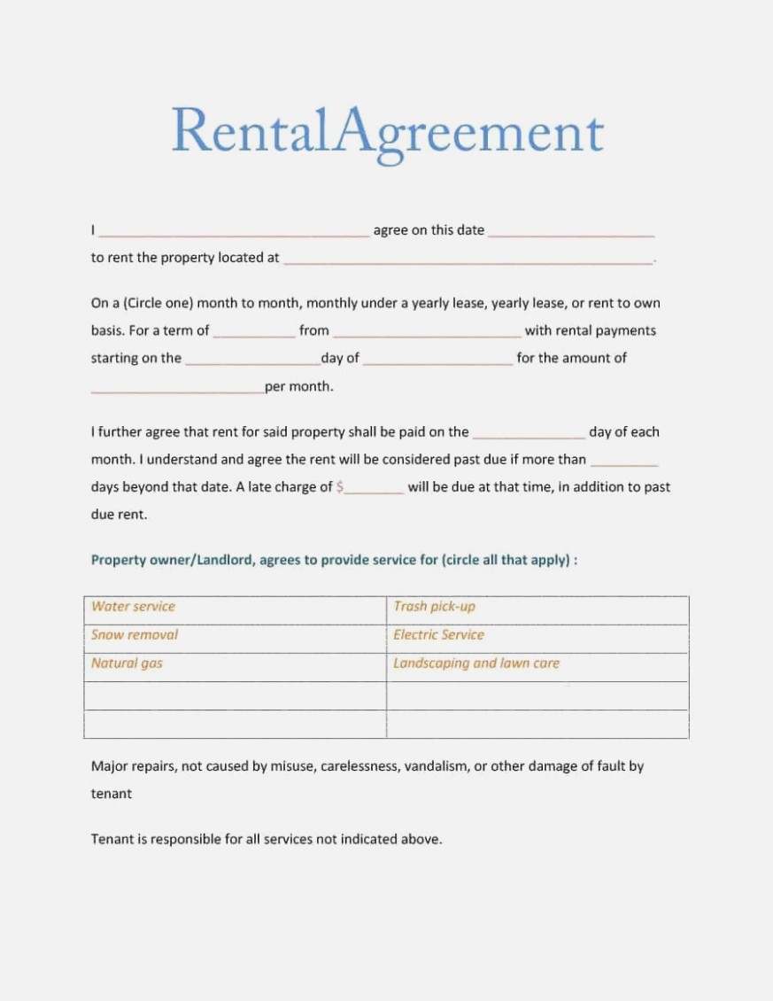 14 Elegant A Rental Agreement Oe Goethecy Ez Landlord Forms Ezlandlordforms Residential Lease