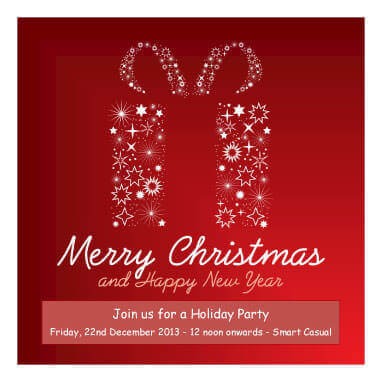 14 Free DIY Printable Christmas Invitations Templates Holiday Party Template