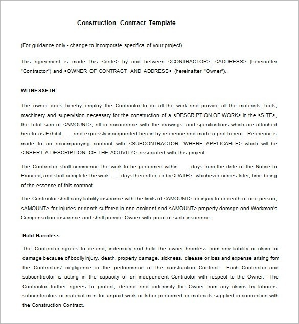 15 Legal Contract Templates Free Word Pdf Documents Download Document