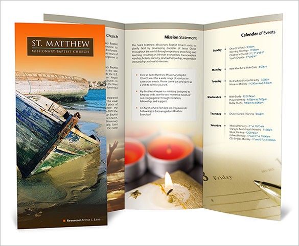 15 Popular Church Brochure Templates Designs Free Premium Downloads