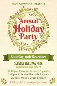 16 570 Customizable Design Templates For Holiday Party PosterMyWall Template