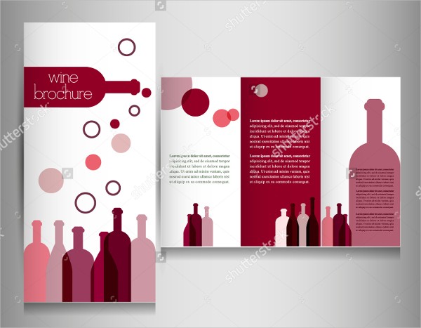 16 Wine Brochure S Free PSD AI Vector EPS Format
