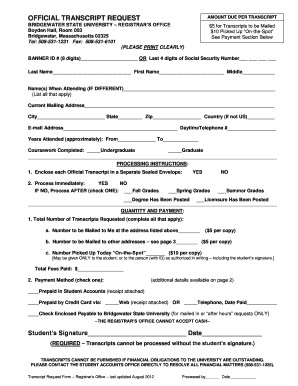 18 Printable High School Transcript Template Forms Fillable Download
