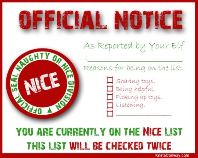 19 Elf On The Shelf Ideas Cmas 2013 Pinterest Elves Certificate Printable