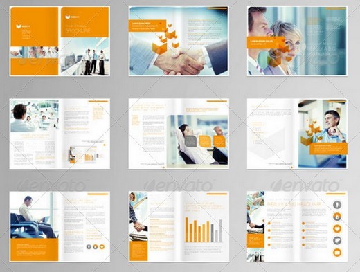 20 Awesome Corporate Brochure Templates XDesigns 12 Page Template