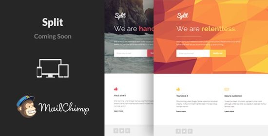 20 Free And Premium WordPress Coming Soon Themes Responsive Mailchimp Templates