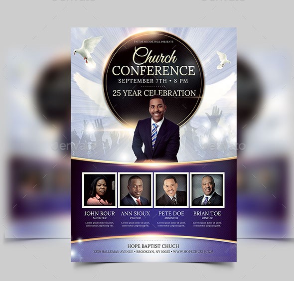 20 Free PSD Church Flyer Templates In For Special Events Psd