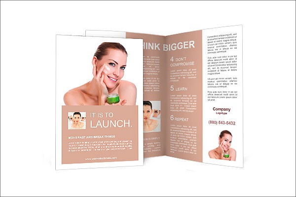 21 Cosmetic Brochure Templates PSD Vector EPS JPG Download Skin Care Samples
