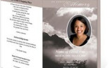 214 Best Creative Memorials With Funeral Program Templates Images On Celebration Of Life Template