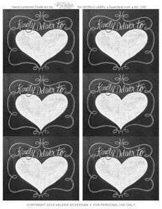 24 Best Chalkboard Labels And Templates DIY Also Images On