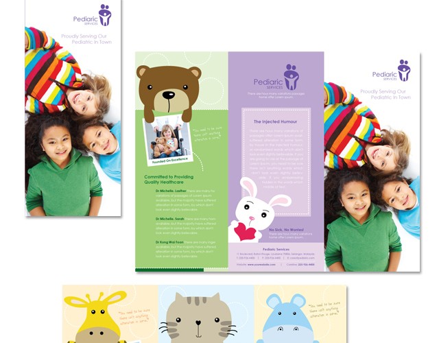25 Child Care Brochure Templates Pediatric